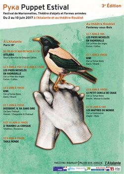 Affiche de À travers la Cerisaie | Pyka Puppet Estival