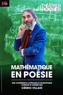 Affiche de Cédric Villani dans Mathématique en poésie