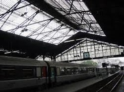 Affiche de Visite guidée : Autour de la gare Saint-Lazare | par Pierre-Yves Jaslet