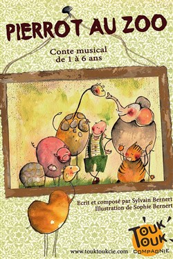Affiche de Pierrot au zoo