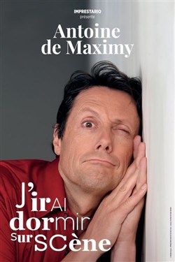 Affiche de Antoine de Maximy dans J'irai dormir sur scène