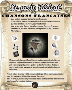 Affiche de Le petit Récital de Chansons Françaises