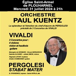 Affiche de Orchestre Paul Kuentz : Vivaldi / Pergolesi | Plouharnel