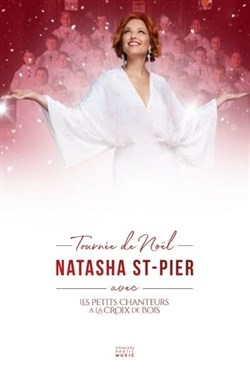 Affiche de Natasha St Pier avec Les Petits Chanteurs à la Croix de Bois