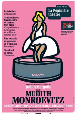 Affiche de Mudith Monroevitz, la réincarnation ashkénaze de Marylin Monroe