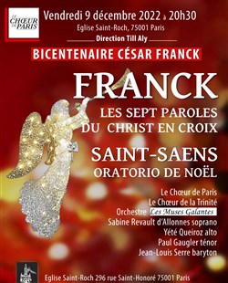Affiche de Concert bicentenaire de César Franck
