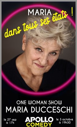 Affiche de Maria dans tous ses états