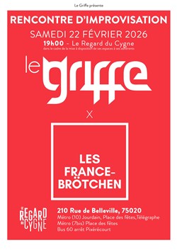 Affiche de Rencontre d'Improvisation : Le Griffe vs Les France-Brötchen