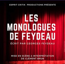 Affiche de Les monologues de Feydeau