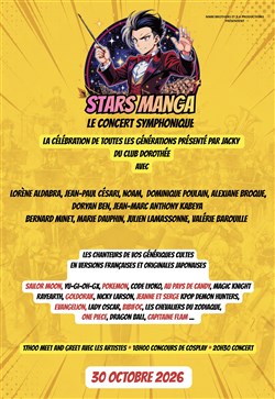 Affiche de Stars Manga, le concert live symphonique