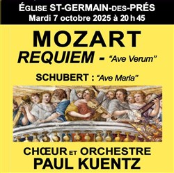 Affiche de Choeur et orchestre Paul Kuentz : Requiem de Mozart