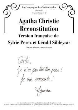 Affiche de Reconstitution