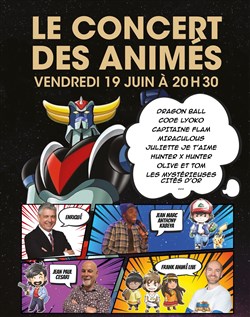 Affiche de Concert des animés