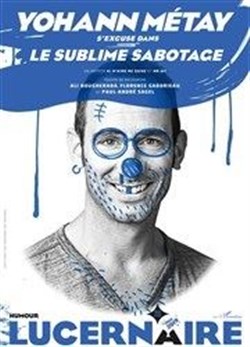 Affiche de Yohann Metay dans Sublime sabotage