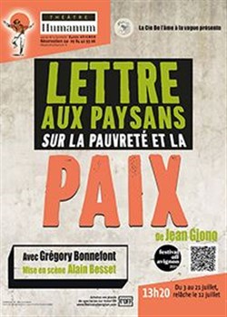 Affiche de Lettre aux paysans sur la pauvreté et la paix