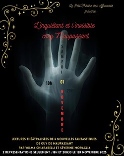 Affiche de L'inquiétant et l'invisible chez Maupassant