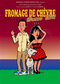 Affiche de Fromage de chèvre et sauce Thaï
