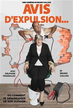 Affiche de Avis d'expulsion... ou comment se débarrasser de son huissier !