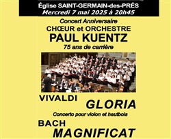 Affiche de Choeur et Orchestre Paul Kuentz