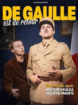 Affiche de De Gaulle est de retour