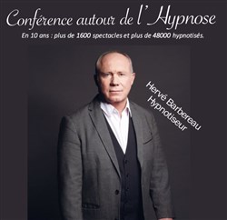 Affiche de Hervé Barbereau : Conférence autour de l'Hypnose