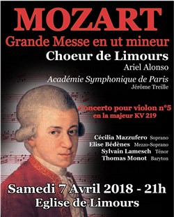 Affiche de Grande Messe en ut mineur de Mozart