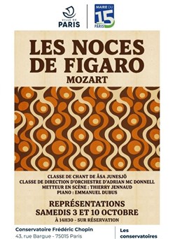 Affiche de Les Noces de Figaro