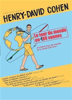 Affiche de Henry-David Cohen dans Le tour du monde en 180 vannes