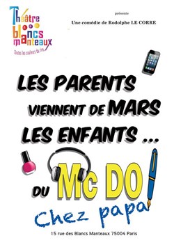 Affiche de Les parents viennent de mars, les enfants du McDo ! Chez papa