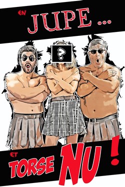 Affiche de En jupe et torse nu !