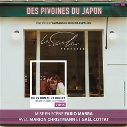 Affiche de Des pivoines du Japon