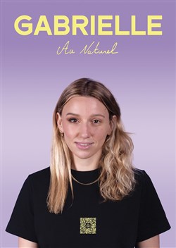 Affiche de Gabrielle Giraud dans Gabrielle au naturel