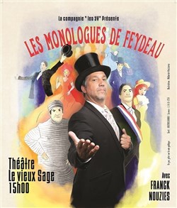 Affiche de Les Monologues de Feydeau : Un presque seul en scène