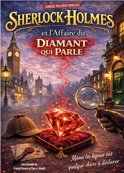 Affiche de Sherlock Holmes et l'affaire du diamant qui parle