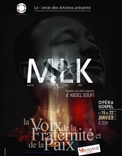 Affiche de MLK : La voix de la Fraternité et de la Paix