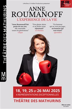 Affiche de Anne Roumanoff dans L'expérience de la vie