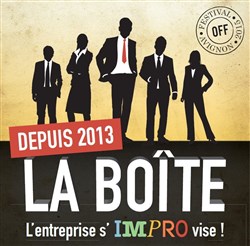 Affiche de La Boîte, l'entreprise s'improvise