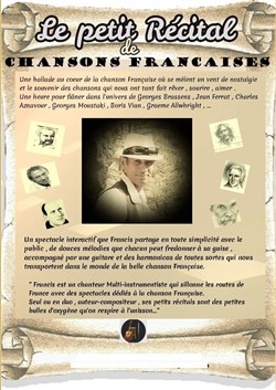 Affiche de Le petit récital de chansons françaises