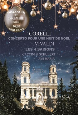 Affiche de Concerto pour une Nuit de Noël de Corelli / Ave Maria de Caccini & Schubert / Les 4 Saisons de Vivaldi Intégrale