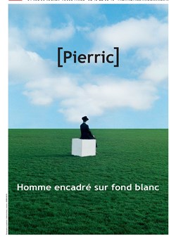 Affiche de Pierric dans Homme encadré sur fond blanc