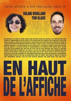 Affiche de Solane Bouilland & Tom Blaise dans En haut de l'affiche