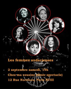 Affiche de Les Femmes Audacieuses : Baker, Simone, Piaf...