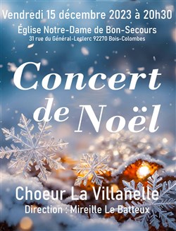 Affiche de Concert de Noël