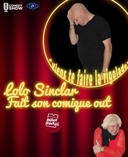 Affiche de Lolo Sinclar fait son comique out