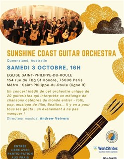Affiche de Sunshine Coast Guitar Orchestra