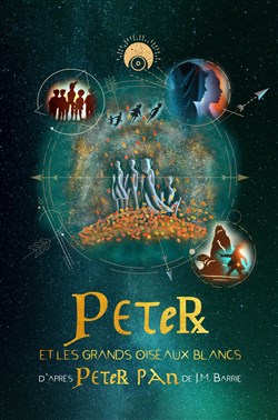 Affiche de Peter et les grands oiseaux blancs, d'après Peter Pan