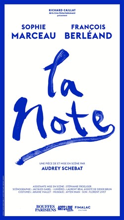 Affiche de La Note - avec Sophie Marceau et François Berléand
