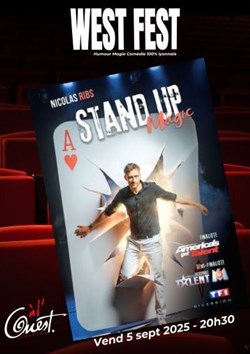 Affiche de Nicolas Ribs dans Stand up Magic | West Fest