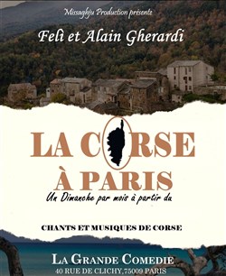 Affiche de La Corse à Paris