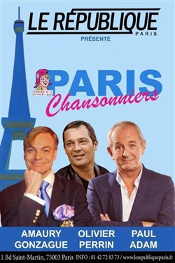 Affiche de Paris Chansonniers